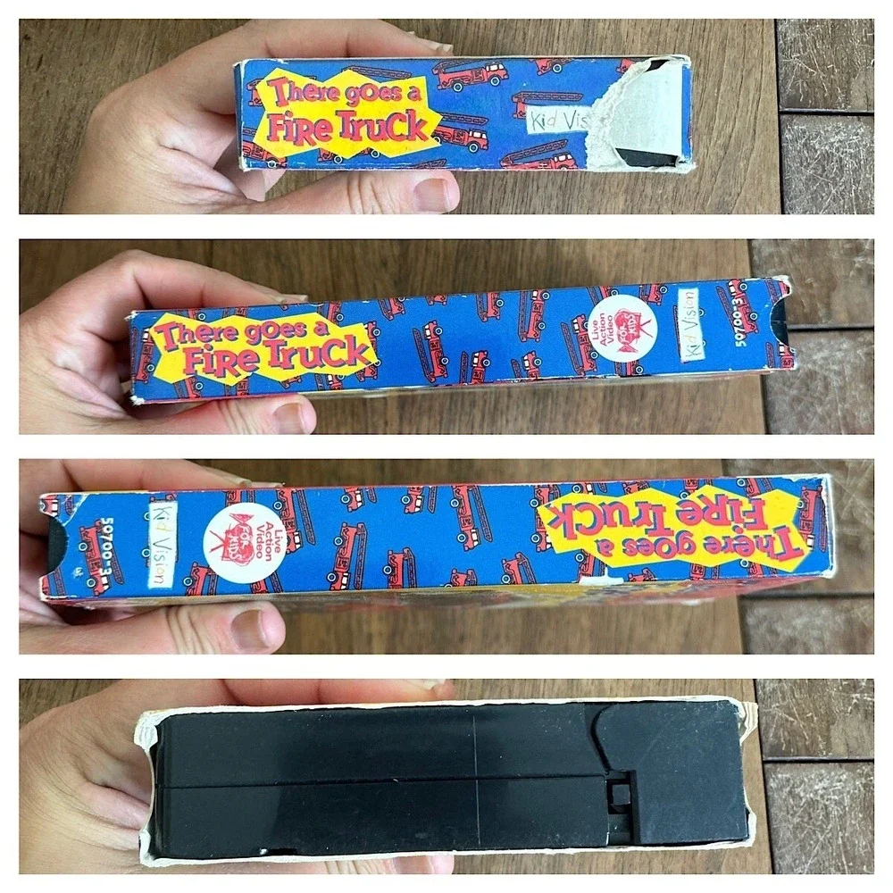 KidVision There Goes A Fire‎ Truck VHS Tape Kids Action Video 1993